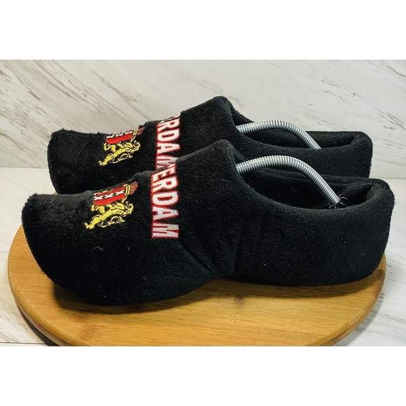 Amsterdam Clog Slippers Black Size 10-11 - Picture 1 of 6